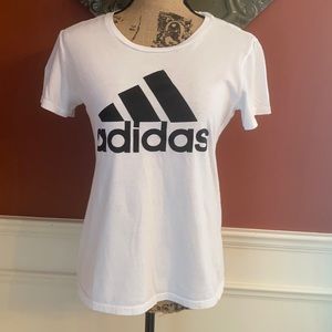 White Adidas Tshirt